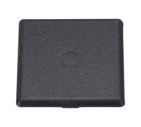 sourcing map Standard Plastic Square Aluminum Extrusion End Caps Black 50x50mm 20pcs