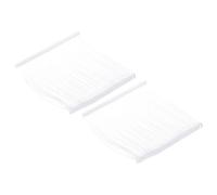 sourcing map Standard Tagging Fasteners,Plastic Regular,Standard Label Gun Price Tagging Barbs for Garment Price Tag Label Tagging Barbs 100mm/4 Inch,Pack of 2500 White