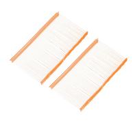 sourcing map Standard Tagging Fasteners,Plastic Regular,Standard Label Gun Price Tagging Barbs for Garment Price Tag Label Tagging Barbs 50mm/2 Inch,Pack of 1500 Orange Red