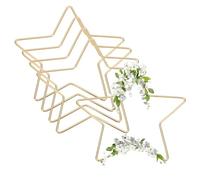 sourcing map Star Dream Catcher Rings 6 Inch Gold 5 Pcs
