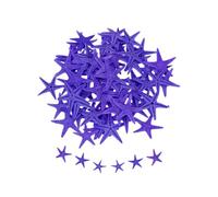 sourcing map Starfish for Craft, 0.4"-0.8" Purple 60Pcs | Small Natural Starfish Sea Star Crafting Seashells Bulk for Wedding Beach Theme Party Decorations Home Vase DIY Crafts Decor