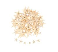 sourcing map Starfish for Craft, 0.4"-0.8" White 60Pcs | Small Natural Starfish Sea Star Crafting Seashells Bulk for Wedding Beach Theme Party Decorations Home Vase DIY Crafts Decor