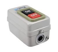 sourcing map Start Stop Push Button Switch On/Off 15A BS216B for Electric Tools