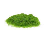 sourcing map Static Grass, Nylon Artificial Grass Powder 5mm 4 x 30g Artificial Grass Fake Grass Tuft Model for Train Landscape Railway Sand Ground,Wild Green, Pack of 4