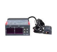 sourcing map STC-3028 10A DC 24V Digital LED Temperature Controller Intelligent Digital Display Temperature and Humidity Controller for Fridge Greenhouse