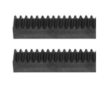 sourcing map Steel Gear Rack, 2 Pcs 1.5Mod 500mm x 15mm x 15mm Total 3.3 ft Heavy Duty Straight Linear Spur Rack for Machines Automotive