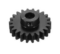 sourcing map Steel M1.5 Gear Set 22T 8mm Shaft Motor Gears for RC Vehicles Truck Drift Car Part, Black