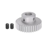 sourcing map Step Spur Gear 6mm Bore Gear 35T Mod 1 Aluminum Alloy Motor Gear for RC Car Replacement Parts Accessories Electric Grinder Gearbox Reduction Gear Reducer