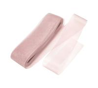 sourcing map Stiff Horsehair Braid 50 Yards 8cm Soft Horsehair Trim for Polyester Boning Sewing Wedding Dress Dance Gown Shaping Trimming, Lotus Pink