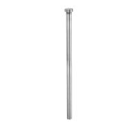sourcing map Straight Ejector Pin 1/2" Dia 101.6mm (10") Long 65Mn Round Tip Punches Steel Ejector Pin Punch for Die Manufacturing Mechanical Maintenance