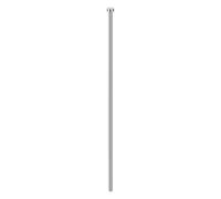 sourcing map Straight Ejector Pin 1/4" Dia 300mm (11.8") Long GCR15 Round Tip Punches Steel Ejector Pin Punch for Die Manufacturing Mechanical Maintenance
