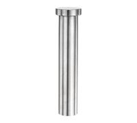 sourcing map Straight Ejector Pins 3/4" Dia 101.6mm (4") Long 65Mn Round Tip Punches Steel Ejector Pin Punch for Die Manufacturing Mechanical Maintenance