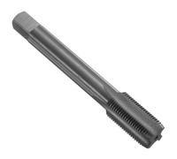sourcing map Straight Flute Screw Taps M12 x 1 H2 Thread HSS6542 Black Nitride Coated Machine Threading Milling Tap Tapping Tools