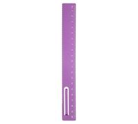 sourcing map Straight Ruler 20cm Metric Metal Aluminum Alloy Measuring Bookmark Clip Ruler Scale Tool for Measure Study Reading Classroom Office, Rose
