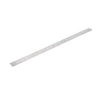 sourcing map Straight Ruler 500mm 20 Inch Metric Stainless Steel Measuring Ruler Tools with Hanging Hole Inch & Centimeters Precision Drawing Ruler