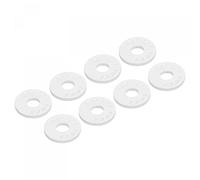 sourcing map Strap Blocks Silicone Rubber Strap Block White, for Guitar Strap Button, Pack of 8