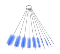sourcing map Straw Cleaner Brush Set, 8.3 Inch Nylon Pipe Cleaners, Set of 10, Blue