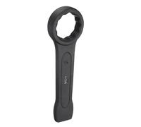 sourcing map Striking Wrench 1-7/8" 12-Point Flat Strike Wrench Slogging Ring Spanner Straight Handle Box End Striking Wrenches