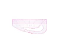 sourcing map Styling Sewing French Curve Ruler, 43x19cm Dress Makers Ruler Clear Sewing Tailors Pattern Making Ruler for Fashion Design and Guides for Fabric