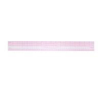 sourcing map Styling Sewing French Curve Ruler, 45x5cm Dress Makers Ruler Clear Sewing Tailors Pattern Making Ruler for Fashion Design and Guides for Fabric