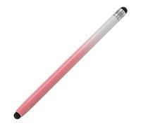 sourcing map Stylus Pens for Touch Screens Dual Rubber Tips Capacitive Stylus Tablet Pen Sensitivity Precision for Universal Touch Devices, Gradient Pink