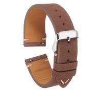 sourcing map Suede Leather Strap Watch Bands Quick Release Vintage Watch Straps Classic Watchband for Men Women Replacement