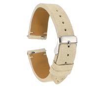 sourcing map Suede Leather Strap Watch Bands Quick Release Vintage Watch Straps Classic Watchband for Men Women Replacement