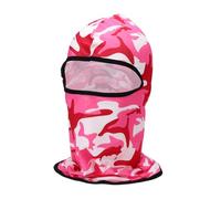 sourcing map Summer Balaclava Face Mask, Polyester Sun Protection Hood Face Cover Cooling Full Head Mask for Men Women Fishing Motorcycle Cycling, Camo Rose Red