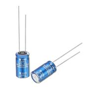 sourcing map Super Capacitor, 3.8V 10F L13mmxD8mm Electrochemical Capacitance, Aluminum Electrolytic Capacitors for On-Board Backup Energy Storage, Pack of 2