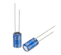 sourcing map Super Capacitor, 3.8V 20F L13mmxD8mm Electrochemical Capacitance, Aluminum Electrolytic Capacitors for On-Board Backup Energy Storage, Pack of 2