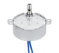 sourcing map Synchronous Motor, AC100-127V 50/60Hz 10-12 RPM CW/CCW 4W Low Speed Slow Rotating Turnable Motor for Electric Fan, Heater, Art Projects