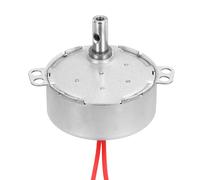 sourcing map Synchronous Motor, AC24V 50/60Hz 8-10 RPM CW/CCW 4W Low Speed Slow Rotating Turnable Motor for Electric Fan, Heater, Art Projects