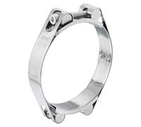 sourcing map T-Bolt Hose Clamp, 304 Stainless Steel Intake Soft Hose, Clamp Range 105-115mm for 4.53" Hose ID, T-Clamps for Automotive, Intercooler, Radiator, Silver