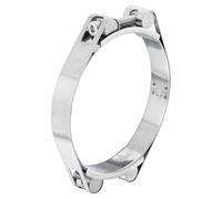 sourcing map T-Bolt Hose Clamp, 304 Stainless Steel Intake Soft Hose, Clamp Range 115-125mm for 4.92" Hose ID, T-Clamps for Automotive, Intercooler, Radiator, Silver