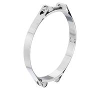 sourcing map T-Bolt Hose Clamp, 304 Stainless Steel Intake Soft Hose, Clamp Range 160-170mm for 6.69" Hose ID, T-Clamps for Automotive, Intercooler, Radiator, Silver