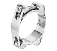 sourcing map T-Bolt Hose Clamp, 304 Stainless Steel Intake Soft Hose, Clamp Range 60-70mm for 2.76" Hose ID, T-Clamps for Automotive, Intercooler, Radiator, Silver