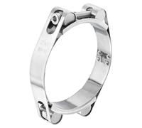 sourcing map T-Bolt Hose Clamp, 304 Stainless Steel Intake Soft Hose, Clamp Range 90-100mm for 3.94" Hose ID, T-Clamps for Automotive, Intercooler, Radiator, Silver