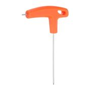 sourcing map T-Handle Ball End Hex Key Wrench 2mm Metric CR-V T-Key Inner Hexagon Wrenches Spanner Repair Tool for Automotive Household Maintenance, Orange