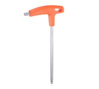 sourcing map T-Handle Ball End Hex Key Wrench 8mm Metric CR-V T-Key Inner Hexagon Wrenches Spanner Repair Tool for Automotive Household Maintenance, Orange