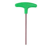sourcing map T-Handle Hex Key Wrench 6mm Metric S2 Steel T-Key Inner Hexagon Wrenches Spanner Repair Tool for Automotive Household Maintenance, Green