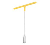 sourcing map T-Handle Metric Socket Wrench 11mm High Carbon Steel 6-Point Hex Hexagon T-Shape Spanner with Non-Slip Handle for Motorcycle Bicycle Car Repair