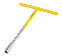 sourcing map T-Handle Wrench 10mm Rubber Coated T-Shape Hex Hexagon Socket Wrench Spanner Tool for Motorcycle Car Bicycle Repair
