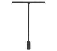 sourcing map T-Handle Wrench Socket 16mm Metric High Carbon Steel 6-Point Spanner Socket with Long Reach for Motorcycle Bicycle Car Repair, Gray-Black