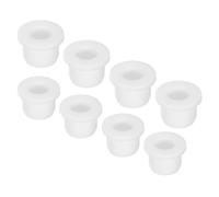 sourcing map T Shape Rubber Grommet Mount Dia 12mm/14mm,ID 7.5mm/9mm White Seal Protection Cable Grommets Flexible for Cable Pipe