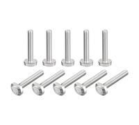 sourcing map T-Slot Bolts, 20pcs M5x30mm T Slot Drop-in Stud Sliding Bolts 304 Stainless Steel T Shape Screws for T Track