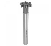 sourcing map T-Slot Milling Cutters, 6mm Depth 25mm Cutting Dia 12mm Shank Tungsten Carbide Tip 6 Flutes T Slot End Mill for Stainless Steel Copper Aluminum