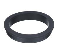 sourcing map T Type Rubber Grommet Mount Dia 86.3mm ID 75mm Seal Protection Flexible Hole Plugs for Cable Pipe Black