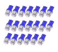 sourcing map T10 194 168 W5W 5 LED Car Side Light Bulb Lamp Blue 20 Pcs