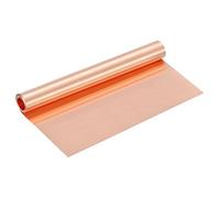 sourcing map T2 Copper Sheet Roll, 0.15mm 19Ga Thick, 3050mm x 300mm/10Ft x 12in, Copper Strip for Craft, Electrical, House Repair