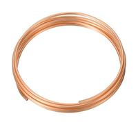 sourcing map T2 Copper Tubing 0.06" ID x 5/32" OD x 10Ft, 99% Pure Copper Refrigeration Tube Seamless Flexible Coil Pipe for HVAC System, Air Conditioning, Refrigerator, Industry, DIY